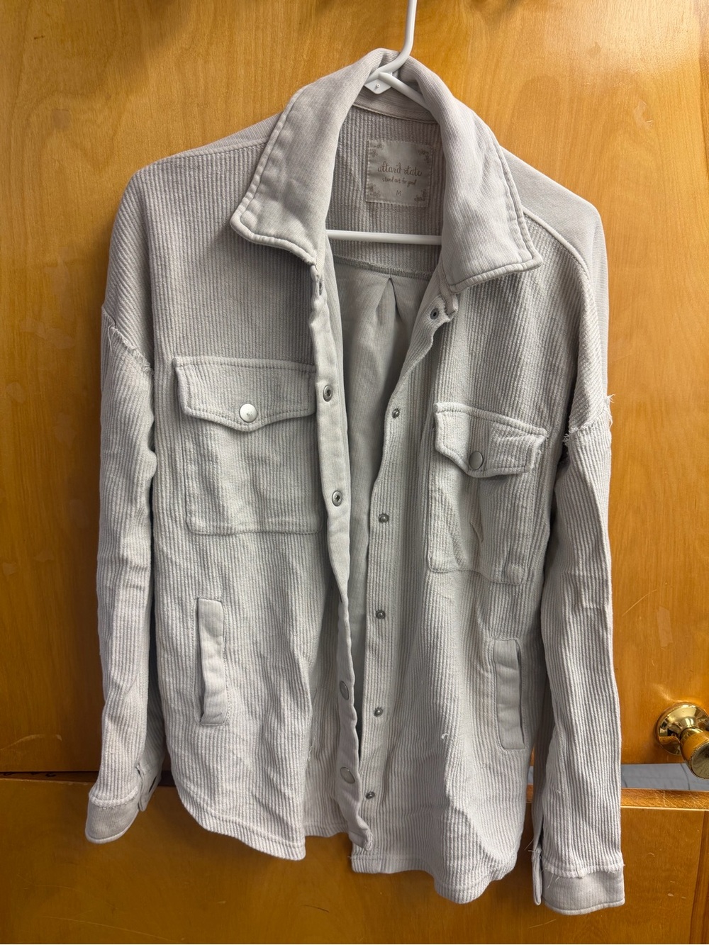 Altar'd State Light Gray Shacket